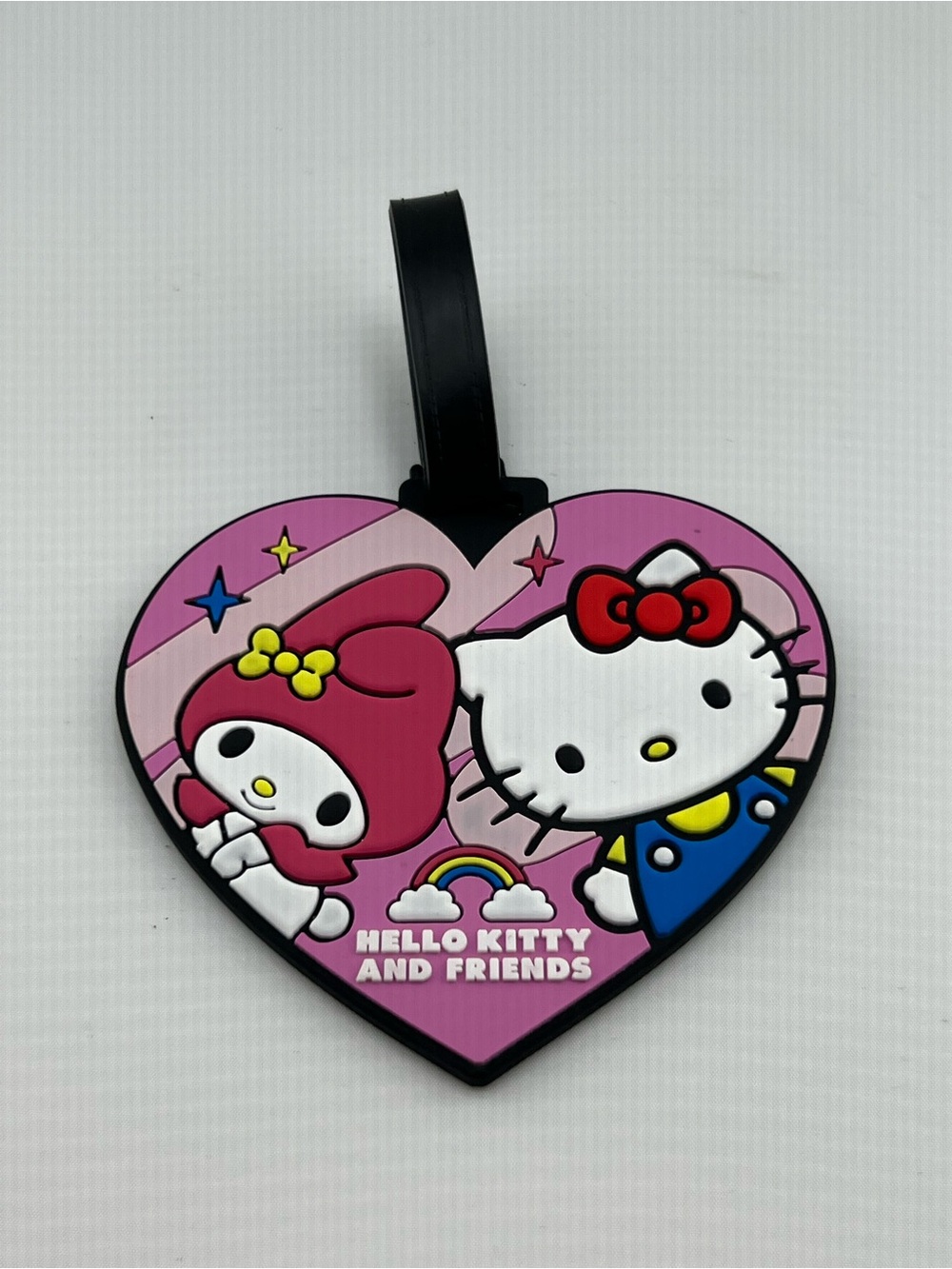 🎁Hello Kitty & My Melody Heart Luggage Tag - Pink